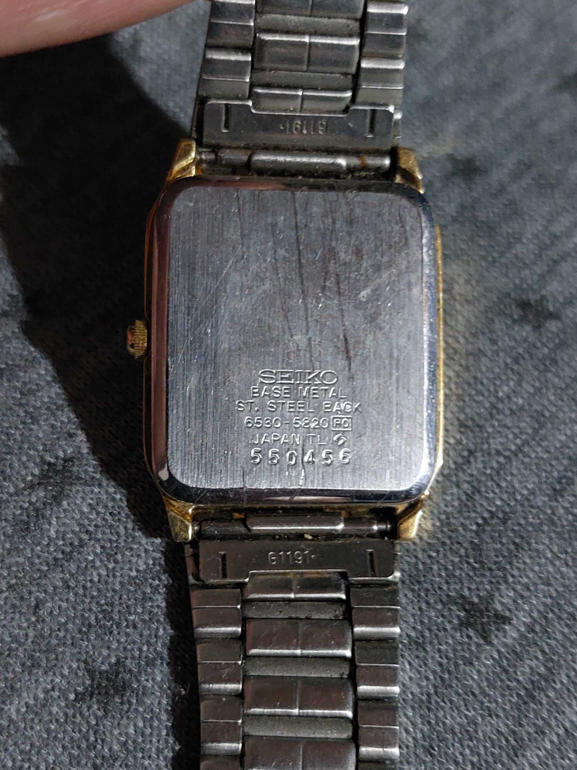 Relógio seiko dourado