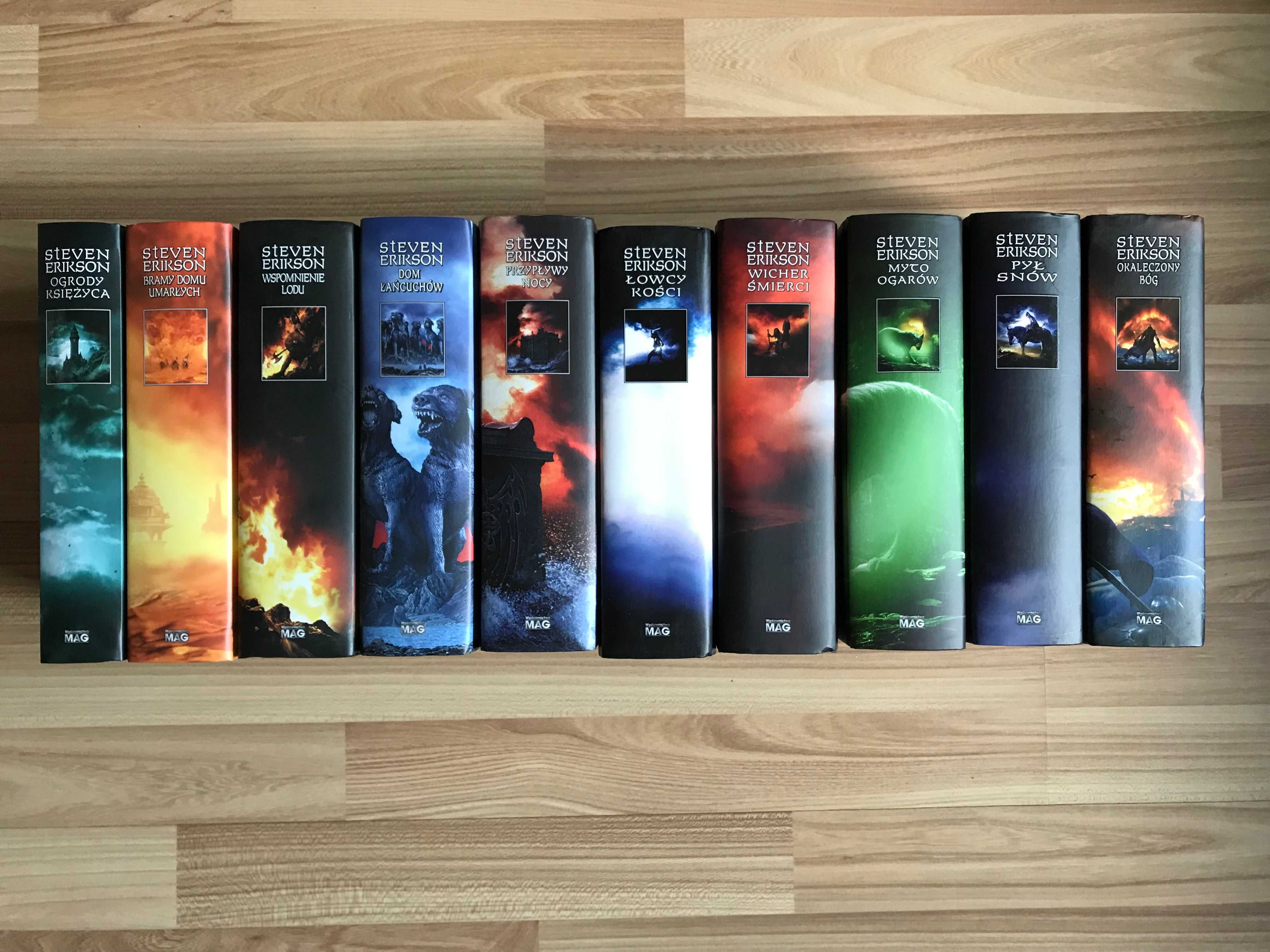 Steven Erikson Malazańska Księga Poległych komplet NOWE twarde