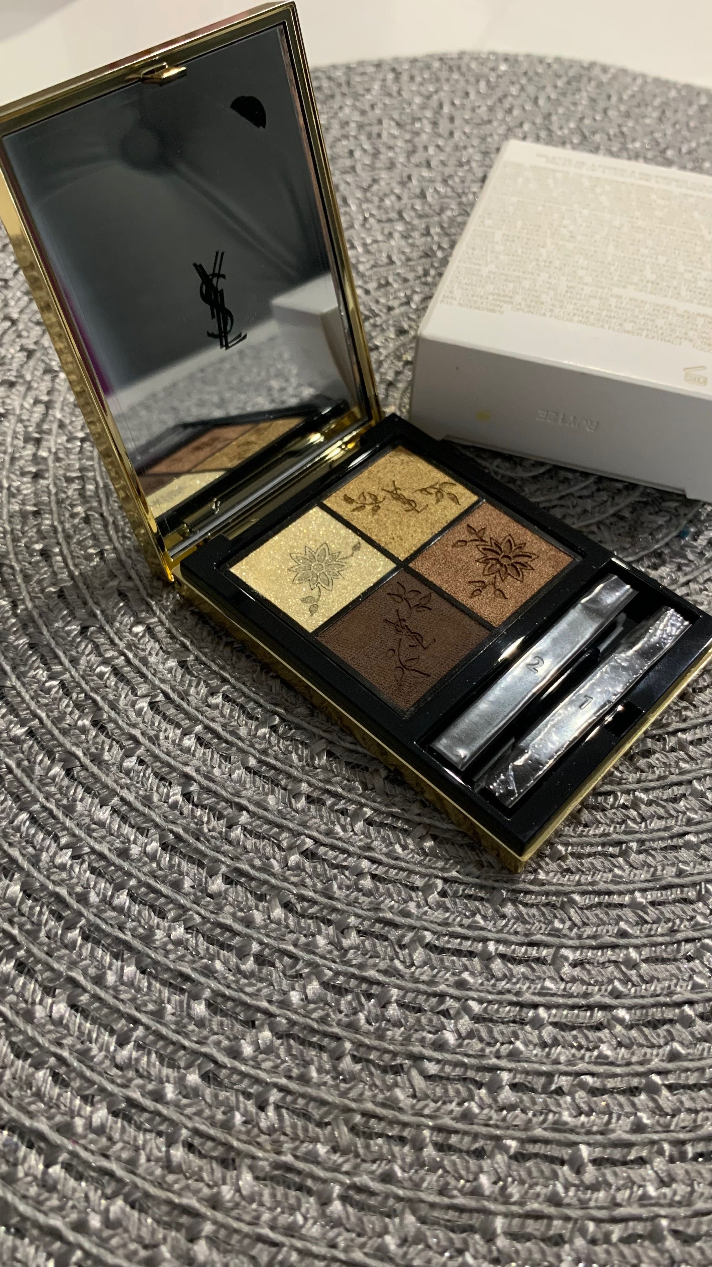 YSL couture mini clutch 024 Golden lace cienie do powiek paletka cieni