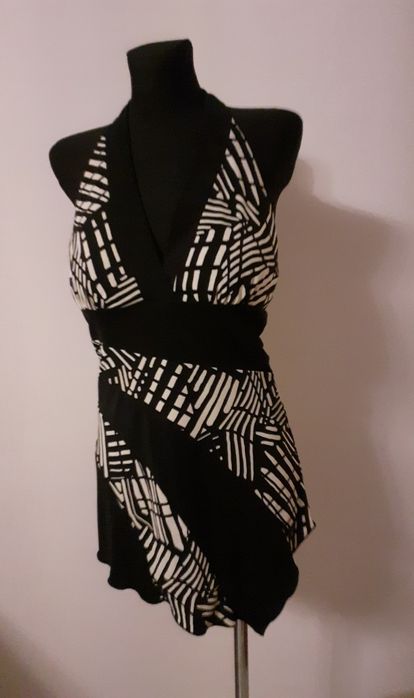 Bluzka tunika bez pleców M/L 38/40