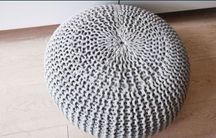Puf pufa szara Neble 50 cm średnicy SZARA