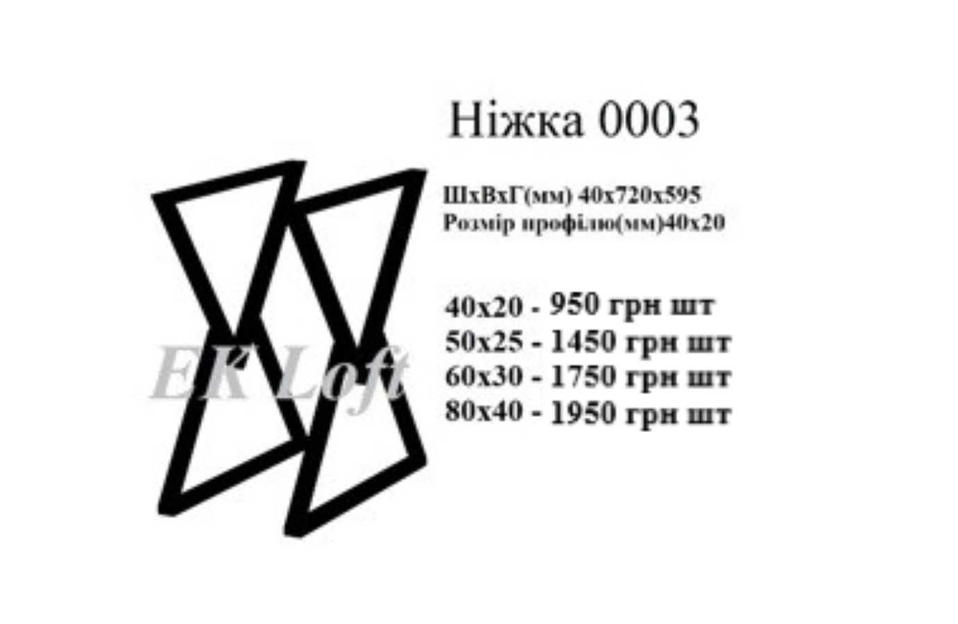 Ніжки для столу. Підстілля металеве. Опори лофт. Меблі. Столи. Стіл.