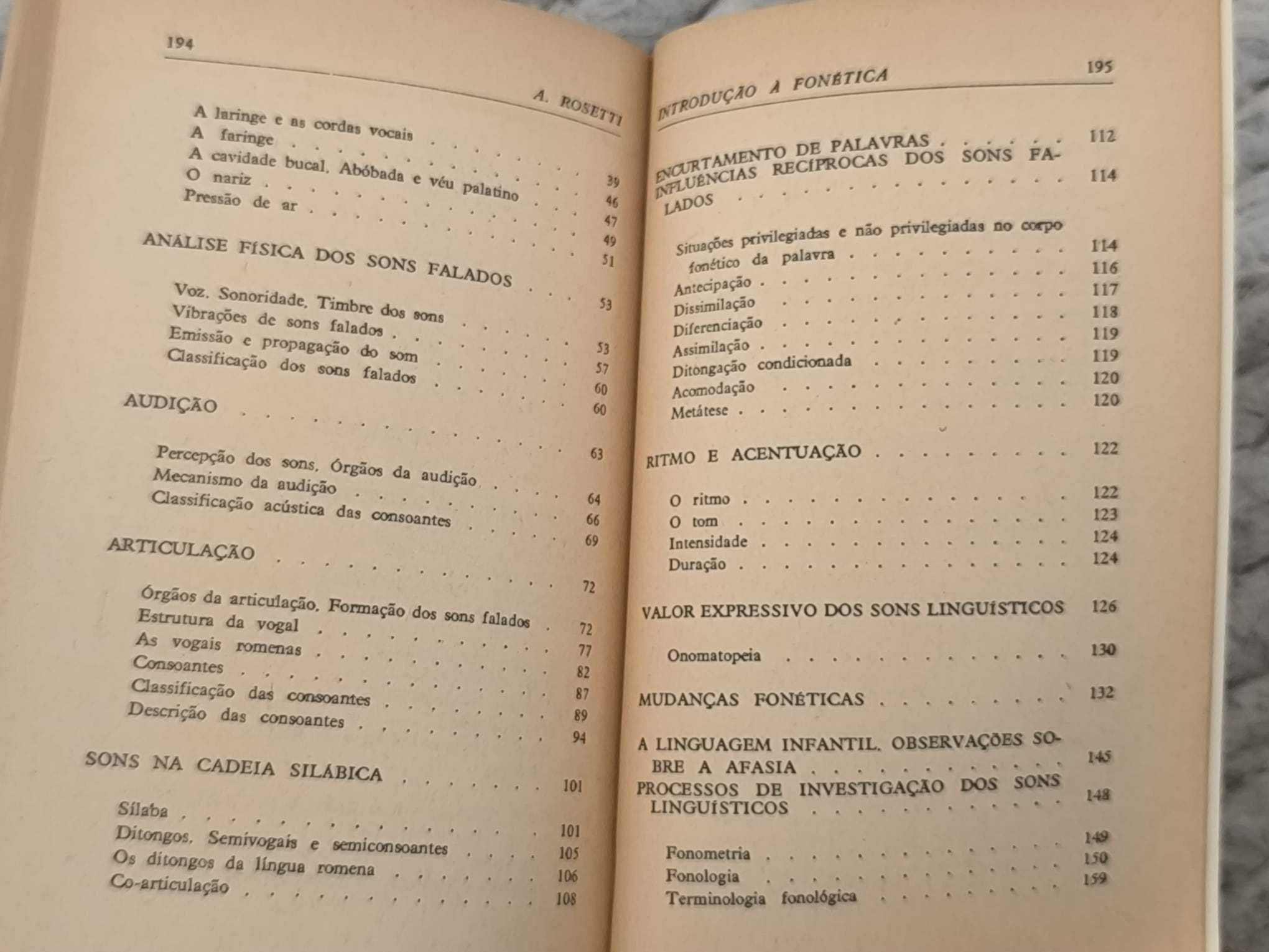 Introdução à Fonética
de A. Rosetti