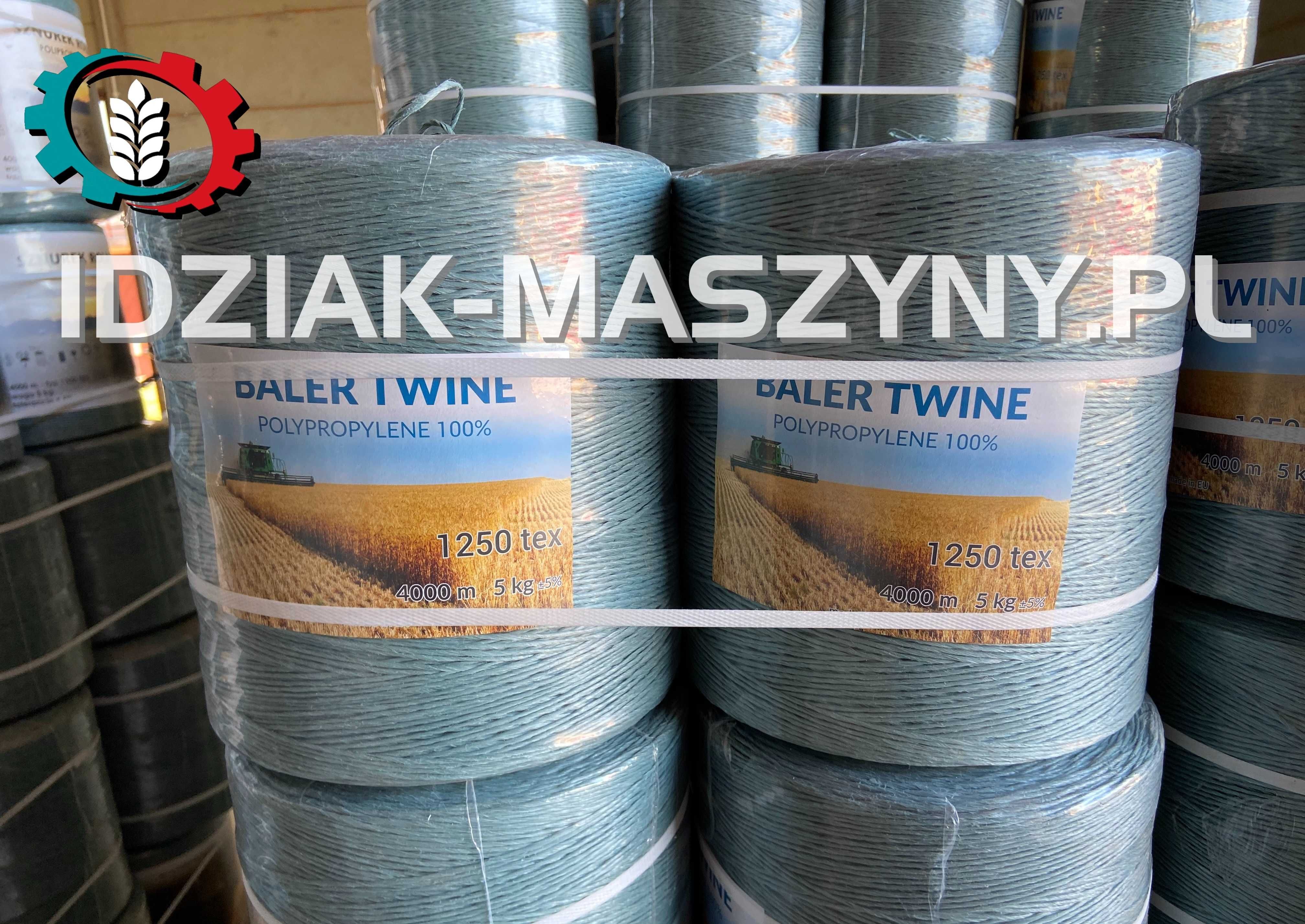 WYPRZEDAŻ Sznurek do prasy bel BALER TWINE 1250 tex NOWY *WYSYŁKA*