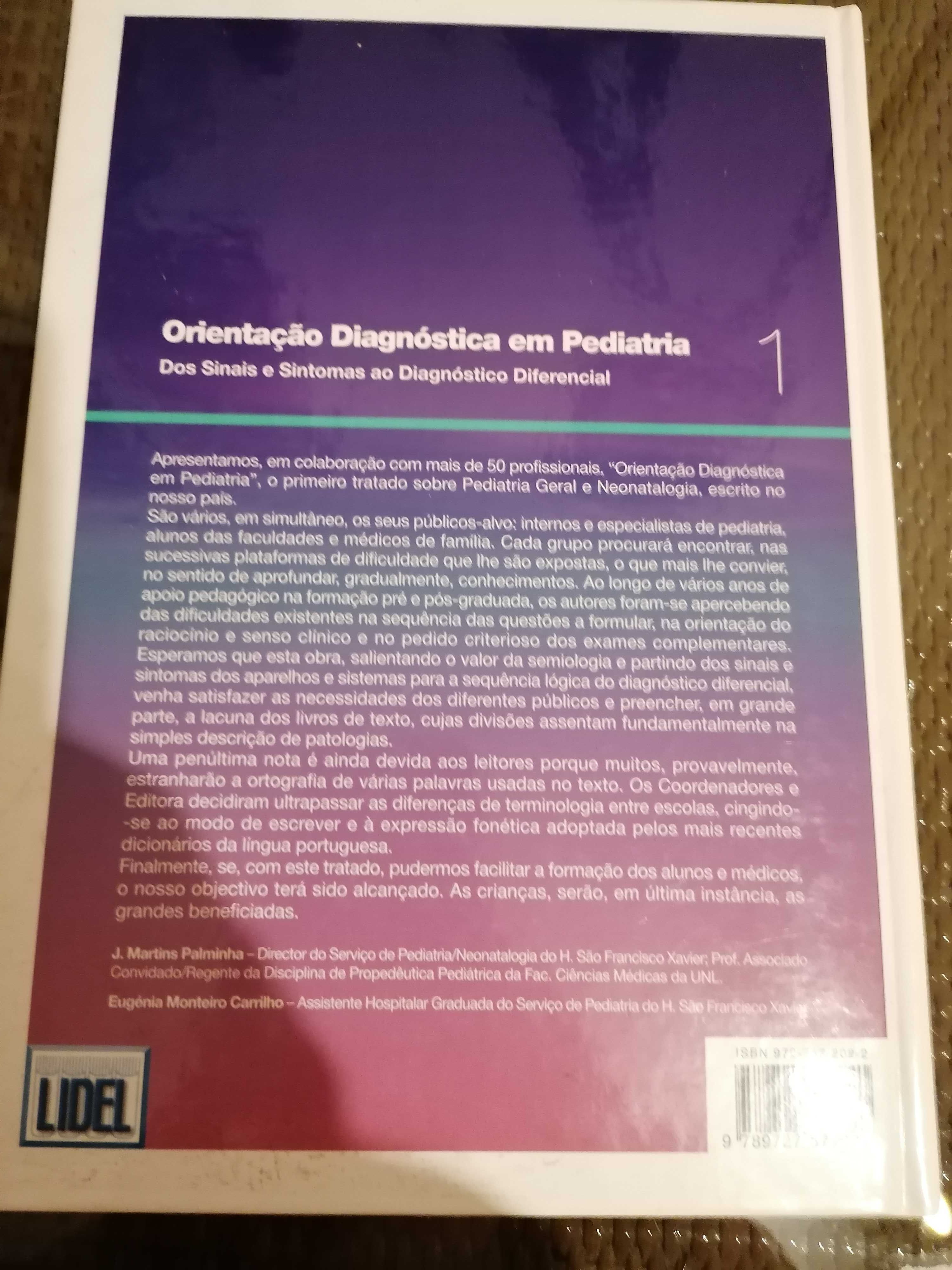 Orientação diagnóstica em pediatria VOL1- LIDEL