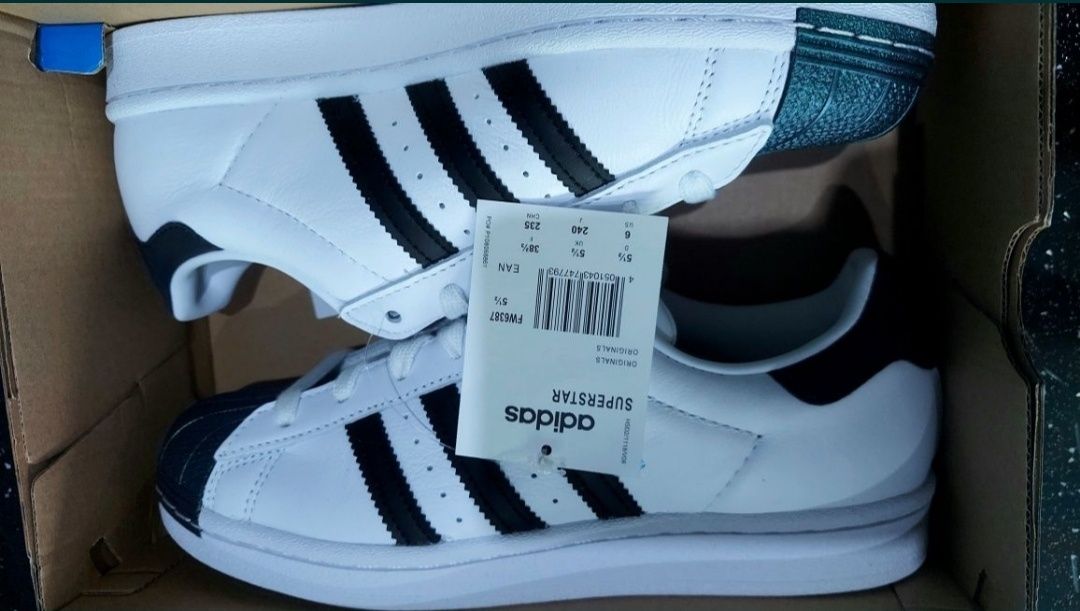 Adidas buty sportowe Superstar r. 38 2/3 | FW6387