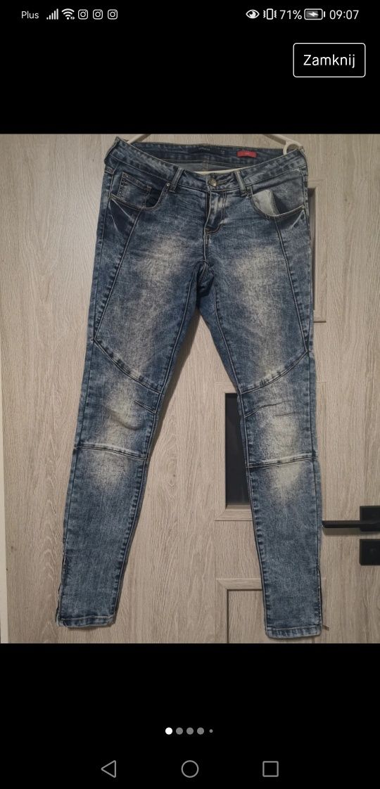 Jeansy damskie skinny slim r. 28 Reserved