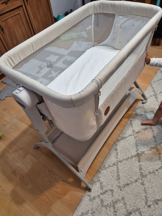 Łóżeczko dostawne leonie plus beige sand