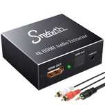 Snxiwth Ekstraktor audio HDMI, 4K 30Hz. Rozdzielacz audio HDMI 3,5 mm