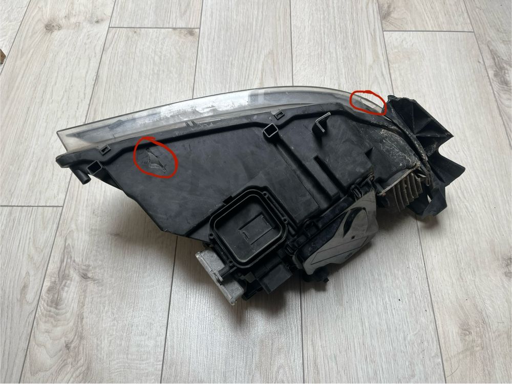 Lampa Lewy Przód Przednia Bi Xenon nie skrętny BMW E90 E91 Kompletna