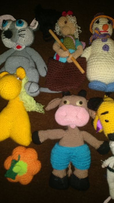 Вязание крючком игрушки из сказок,пишите