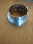 Aumento para tubo de exaustão de 80mm para 100mm