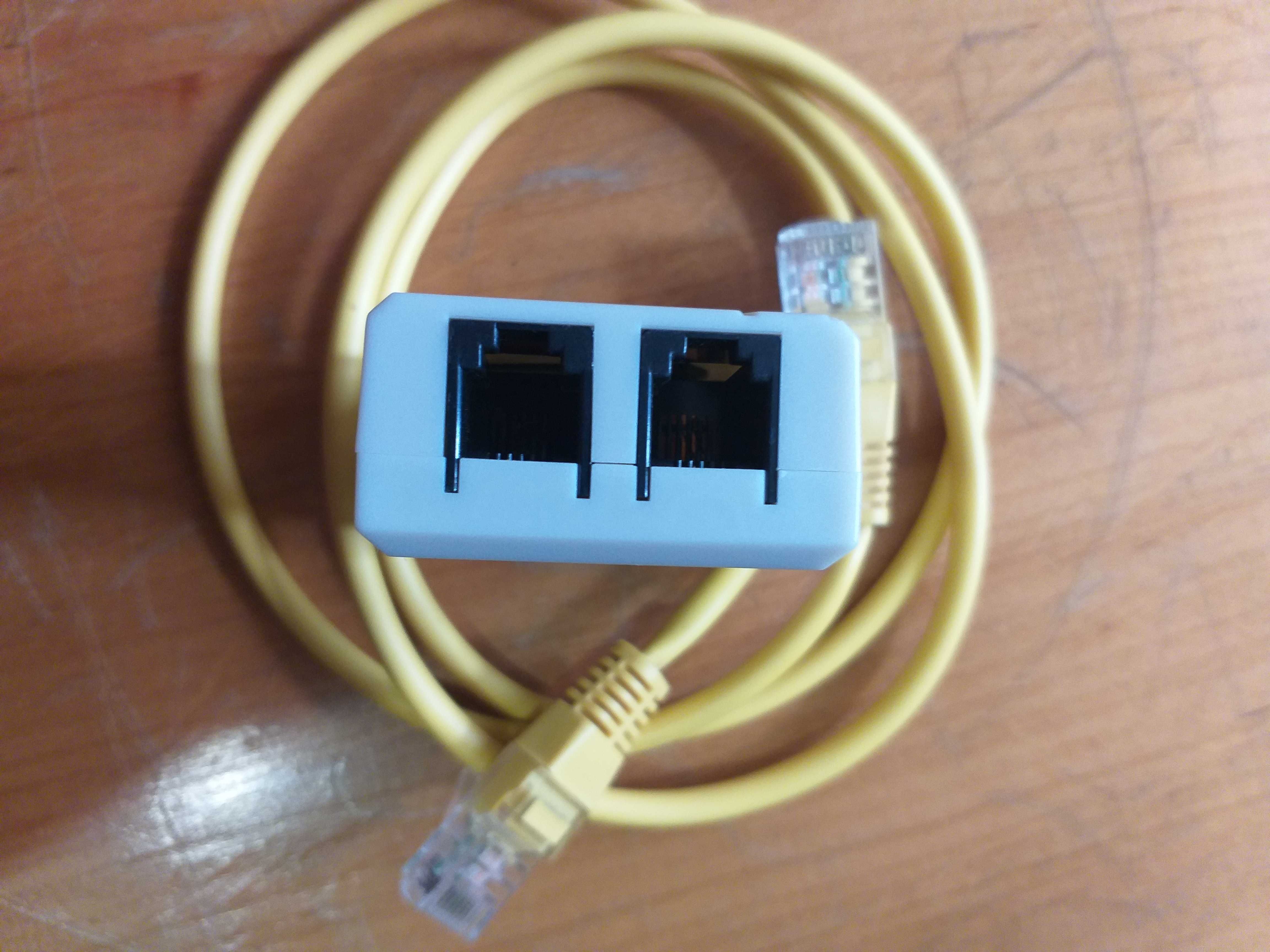 Splitter ADSL с кабелем. Новый.