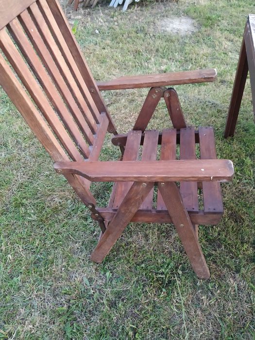 Zestaw meble ogrodowe stół Ikea applaro i 4 składane krzesła