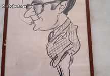 Desenho Caricatura em Carvão