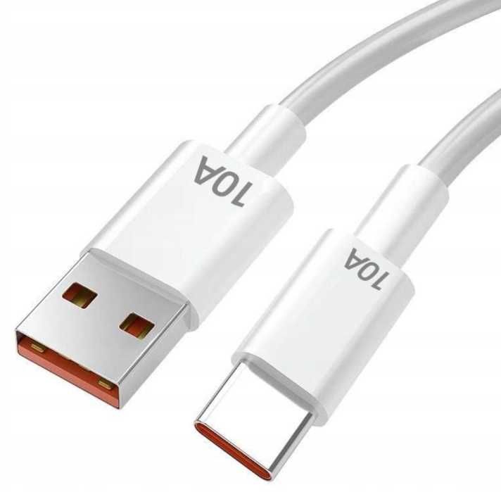 Super mocny kabel USB, szybki kabel 1m 10A 120W USB A do Usb C 100cm