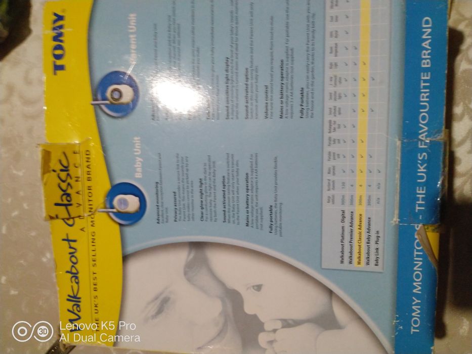 Радіоняня  рація Tomy двосторонняій зв'язок на 300 м