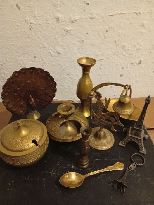 Bibeloty z mosiądzu