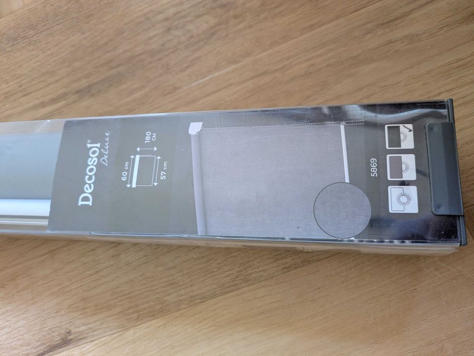 Roleta zaciemniająca Decosol deluxe 60cm szara velvet