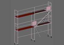 Rusztowanie systemowe 39 m2  6x6,5m  pletak SP70