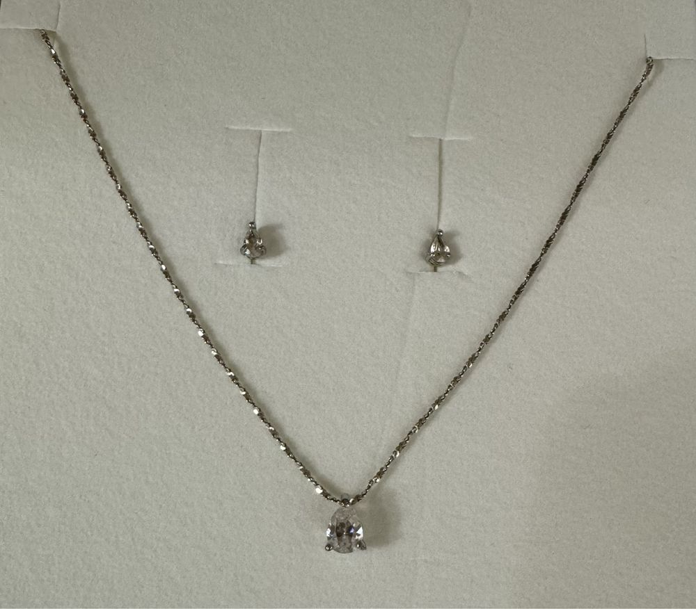 Komplet biżuterii srebrnej pr.0.925