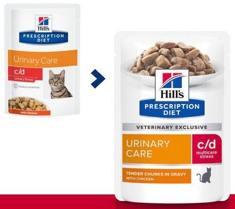 Karma z kurczakiem dla kotów z chorobami dróg moczowych - Hill's 85g