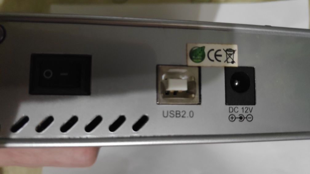 Chieftec Black Box 3.5" USB2/eSATA obudowa do dysku zewnetrznego