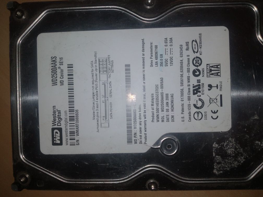 Жорсткий диск HDD 3.5"