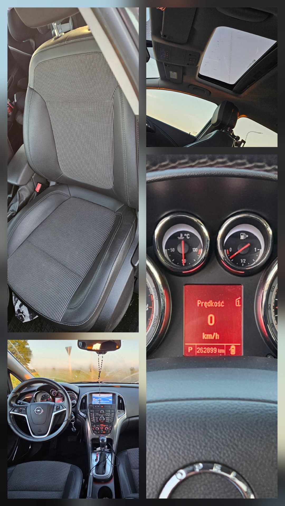 OPEL ASTRA J 1.4T lpg xenon skóra szyberdach podgrzewane fotele i kier