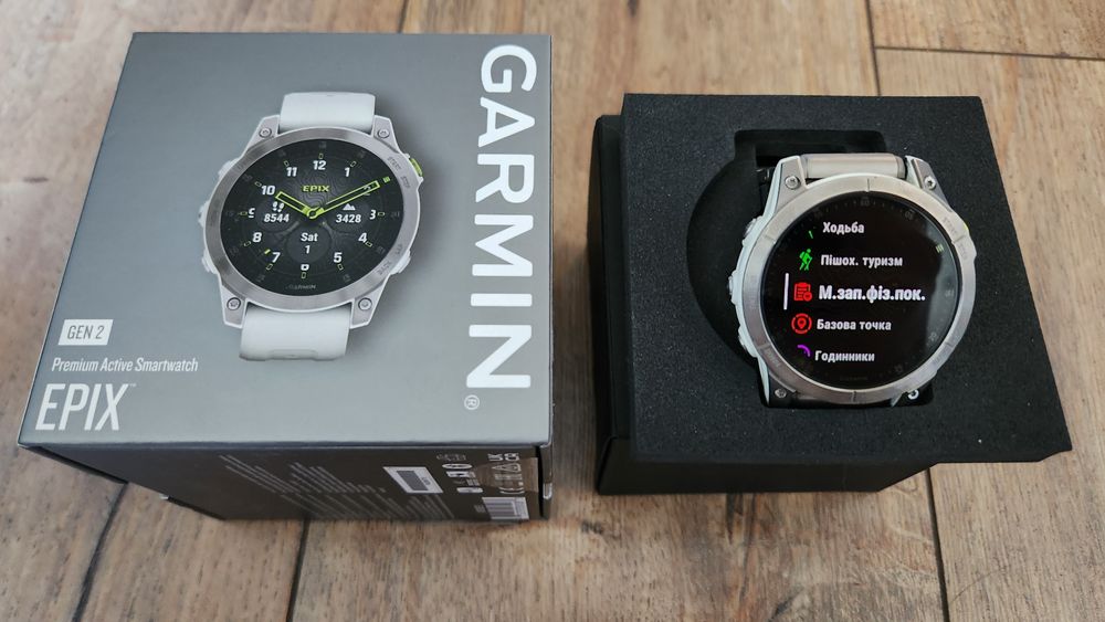 Garmin Epix gen 2, 47мм тітан, сапфір,амолед