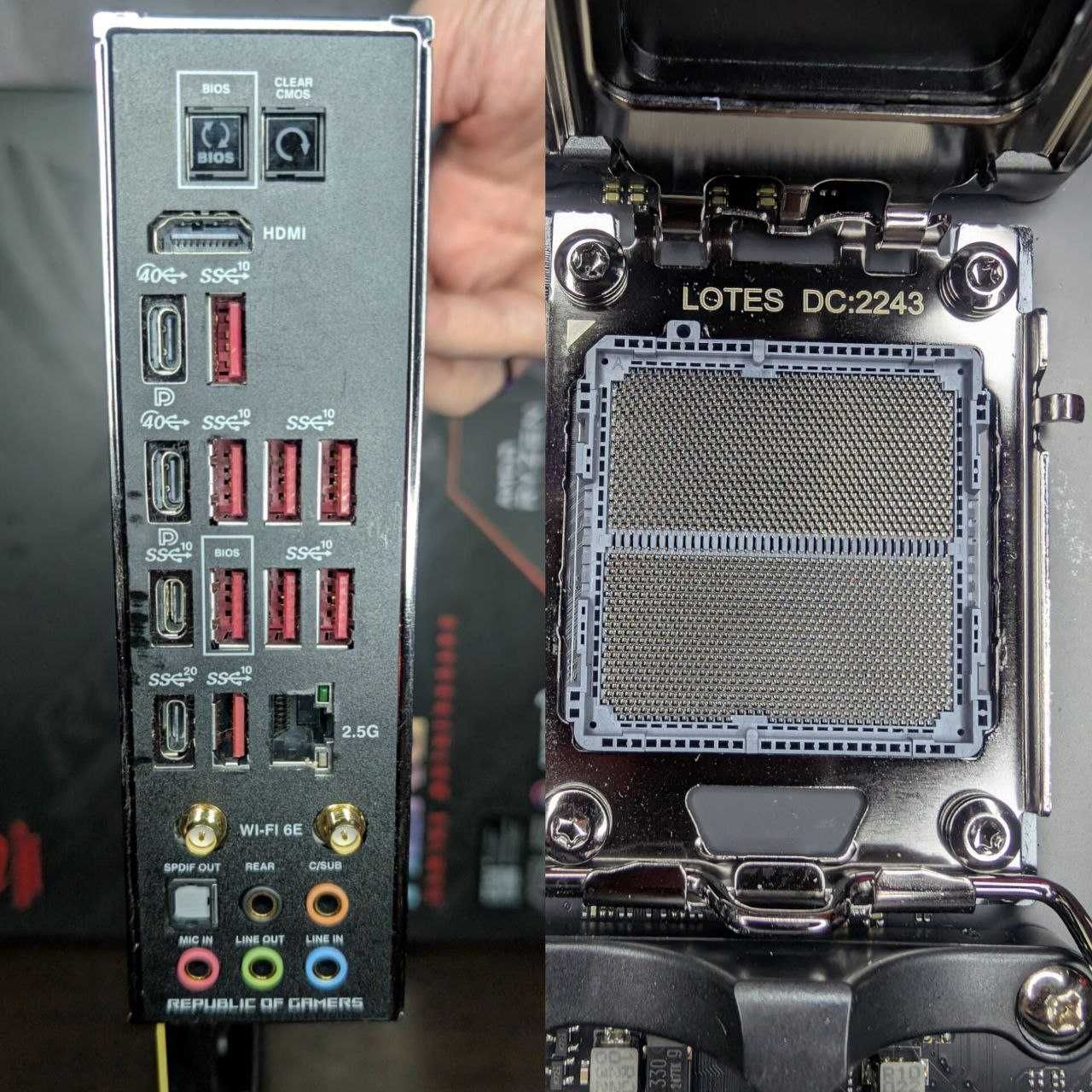 Asus Rog Crosshair X670E Hero (AM5) 7000-8000-9000 Серія AMD