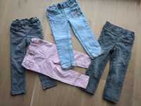 Jeansy, dżinsy, spodenki  dla dziewczynki 80-86