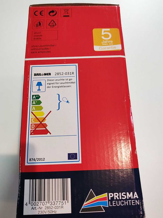 Oświetlenie sufitowe punktowe w stylu retro Briloner