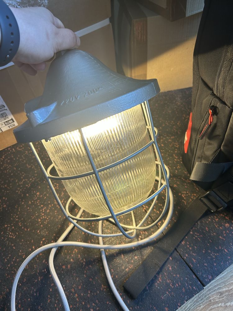 Lampa przemyslowa prl