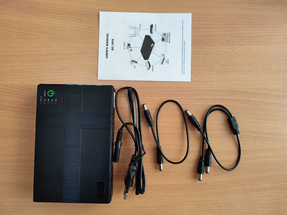 ДБЖ для роутера DC1018P DC UPS 10400 mAh Black