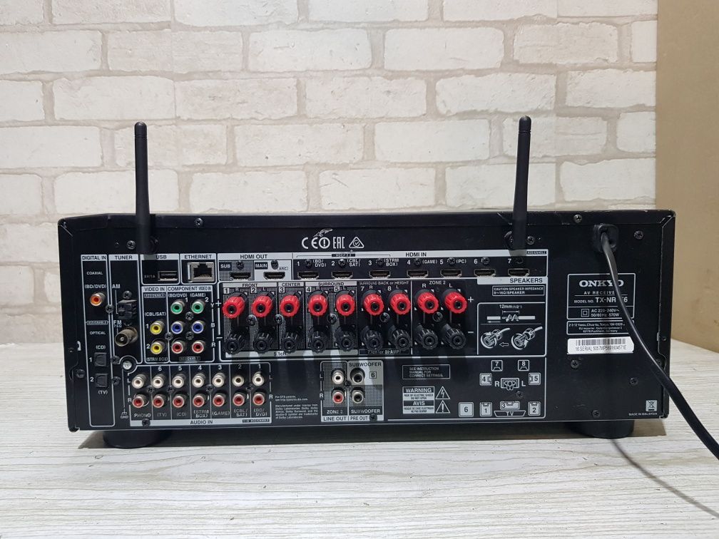 Пульт!7.2AV Стерео ресивер/підсилювач Onkyo TX-NR 656 160Вт б/у з Ні