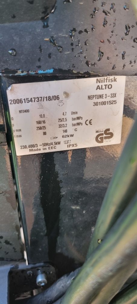 Myjka ciśnieniowa Nilfisk alto neptune 3-33x