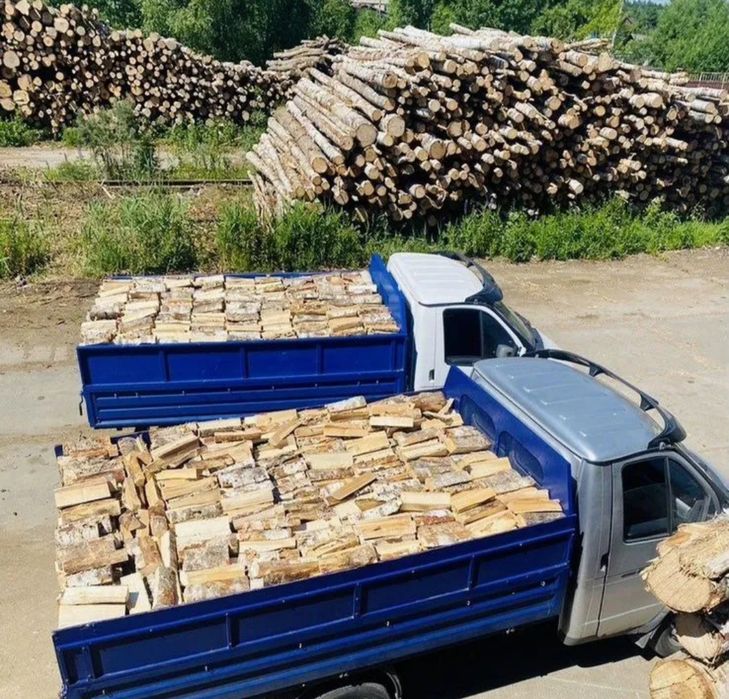 Дрова напряму без посередників оптом і в роздріб 5/10/15/20/45 кубів