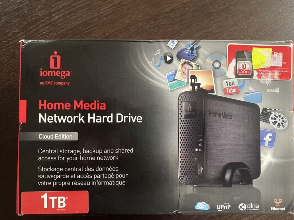 Dysk sieciowy iOmega 1TB