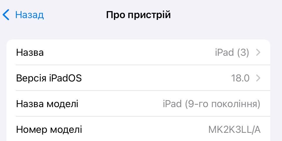iPad 9  10.2, 2021 рік , 64 Гб, WiFi