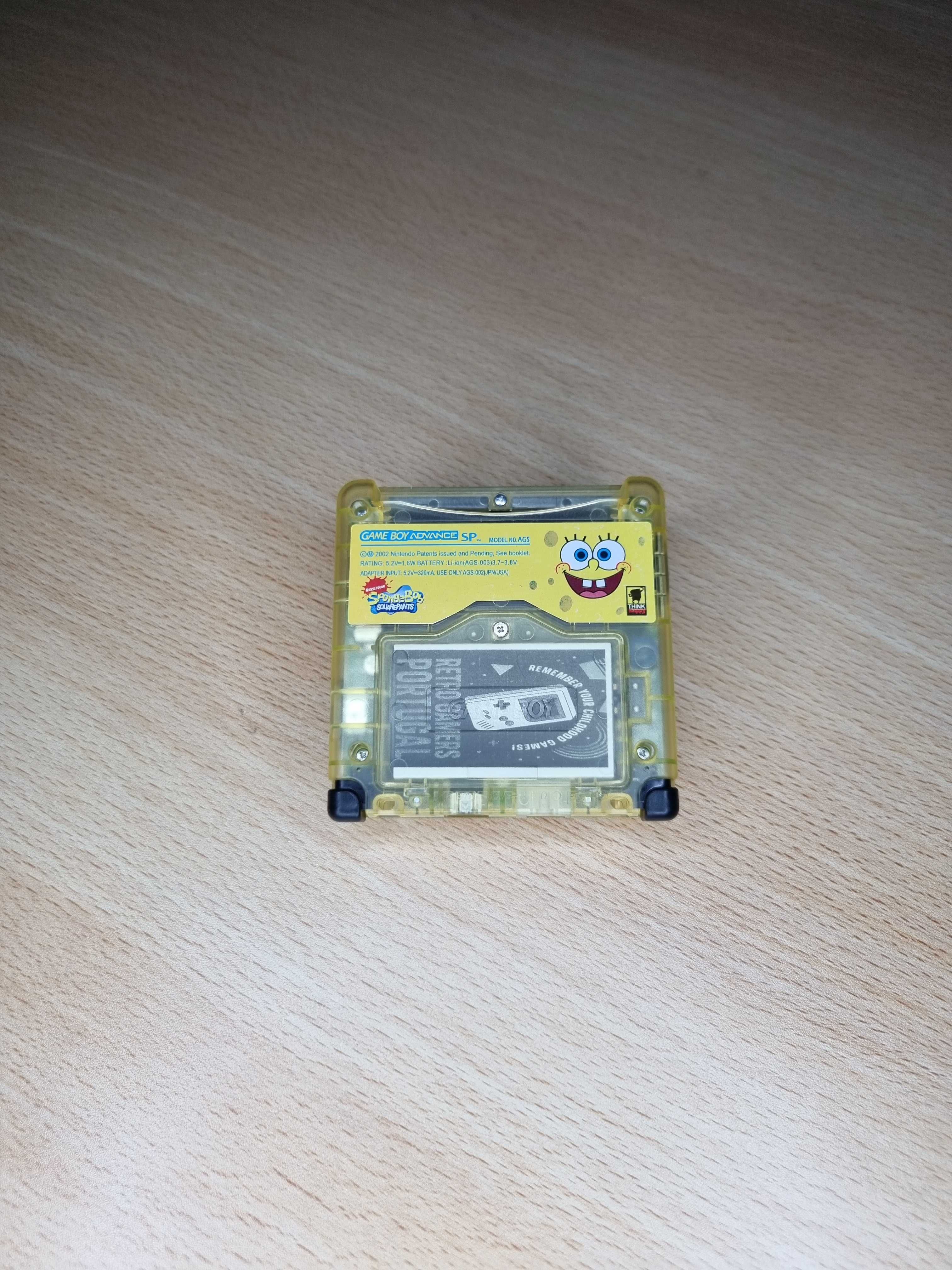 Gameboy Advance SP - SpongeBob - Usb-c