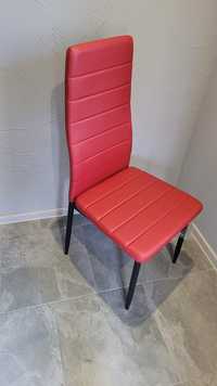 Krzesla Eko Czerwone. Nowe. Promocja