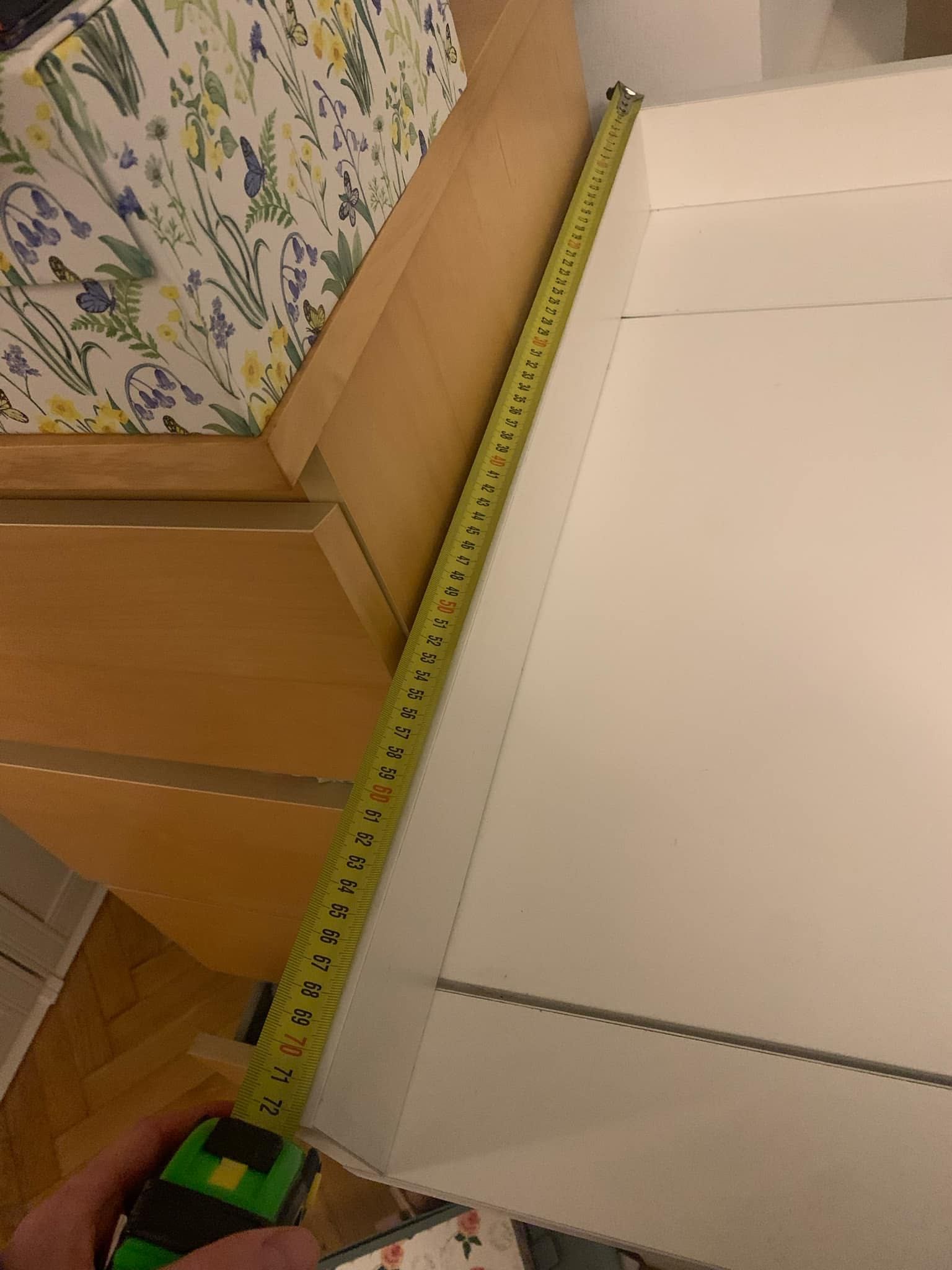Nakładka na komodę na przewijak, stelaż pod przewijak. IKEA