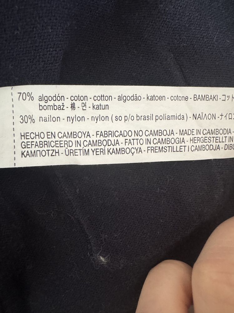 Granatowy, elegancki sweterek dla dziewczynki ZARA