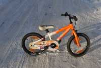 Rower rowerek Scott contessa Junior 16 pomarańczowy kółka boczne super