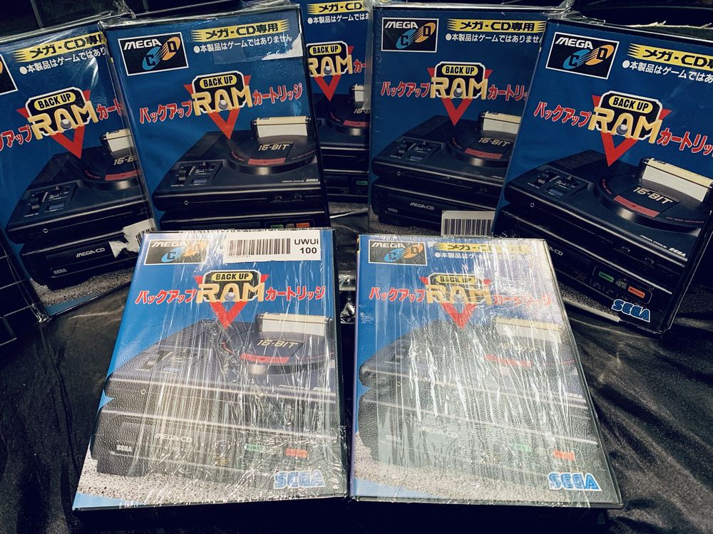 Редкий Sega Back Up RAM Cartridge - Sega Mega CD / Sega CD - NTSC-J