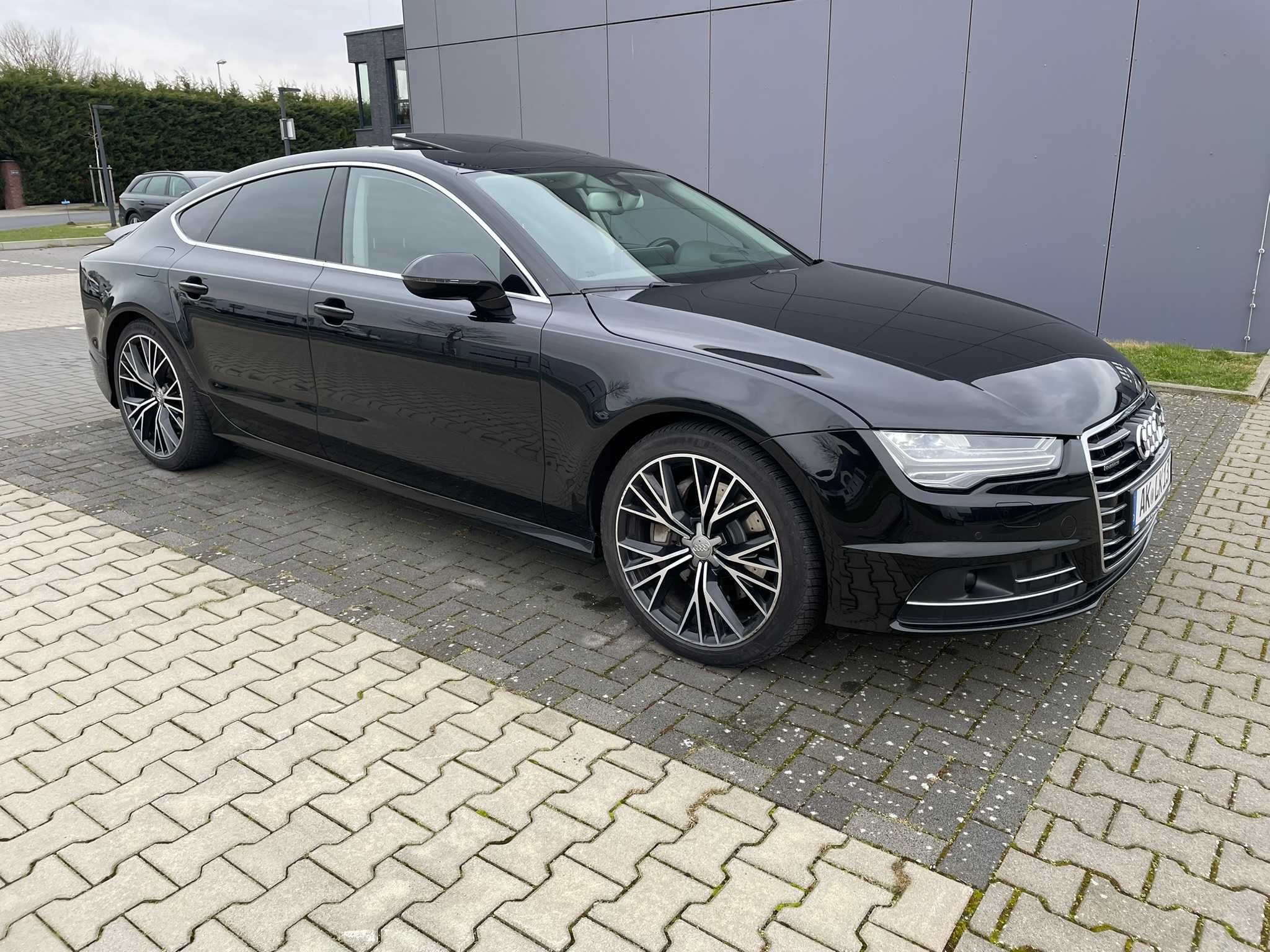 Audi a7 biTdi 3.0 320 Radary Webasto Aktywny Wydech Pneumatyka ZAMIANA