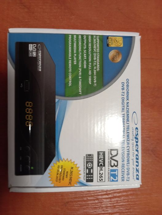 Dekoder telewizji. DVB-T2