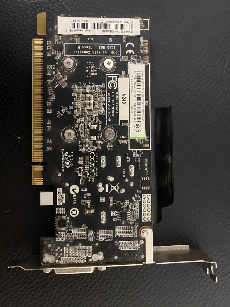 Geforce gtx 745 4gb ddr3 a funcionar perfeitamente