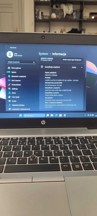 Laptop HP 840 G3/Win 11/CPU I5 6 gen/16 GB ram/256 GB M2 NVME